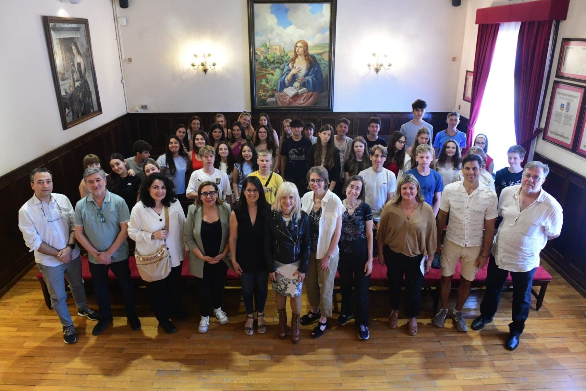 Recepció alumnes intercanvi La Mallola-Ahrensburg